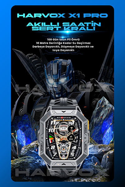 HARVOX Watch X1 Pro Akıllı Saat Iphone Ve Android Tüm Telefonlara Uyumlu