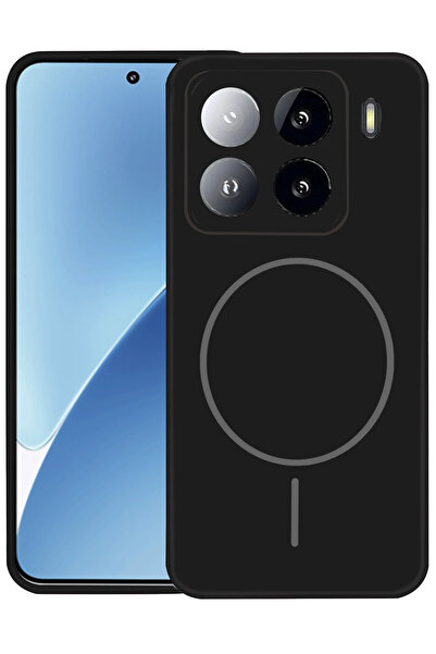 Fuchsia Xiaomi Mi 15 Kılıf Jully Magsafe Kapak - Siyah