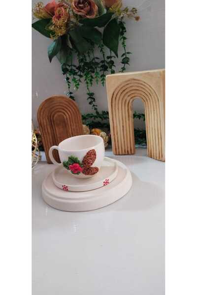AYLEFE HOBBY Handmade Kokina Ceramic Mug Cup