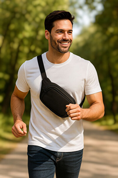 Sofia Unisex Hediyelik Üniversitelilere Uygun Günlük Yürüyüş Body Bag Omuz Bel Çantası