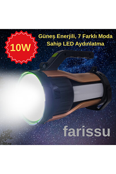 Gold Kama Ultra Güçlü 7 Farklı Moda Sahip Güneş Enerjili Powerbank Özellikli ...