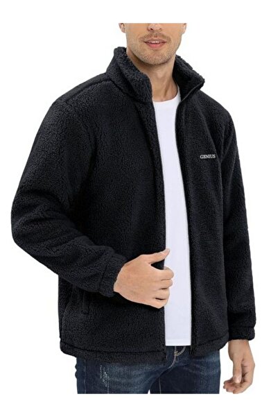 GENIUS STORE Oversize Plush Sweatshirt Men's Fleece Sweatshirt Men's Sweatshirt Oversize-Peluss