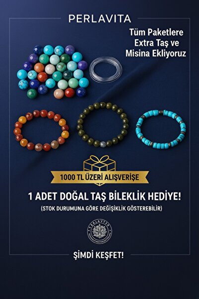 ESK KEHRİBAR Akik Taşı Bileklik Mavi Hint Akik Taşı Çizgili Damarlı Desenli Ayarlanabilir Boy