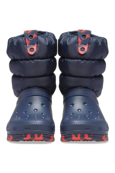 Crocs 207684 Classic Neo Puff Boot T Lacivert Çocuk Bot