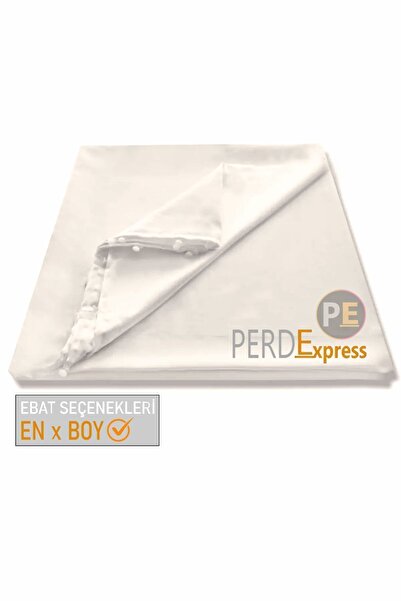 Perdexpress Satin Cream Ecru Sunshade Curtain