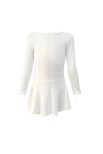 LULLY KİDS ΚΟΡΙΤΣΙΑ ΛΕΥΚΟ ΜΑΚΡΥΜΑΝΙΚΟ ΣΤΟΜΑΤΙΚΟ ΦΟΥΣΤΑ ΜΠΑΛΕ ΠΡΑΚΤΙΚΗ ΜΑΓΙΟ