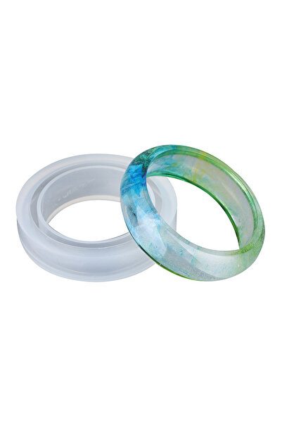 Getshopmini قالب سوار من السيليكون من إيبوكسي مقاس 7.7 × 1 سم GT9298