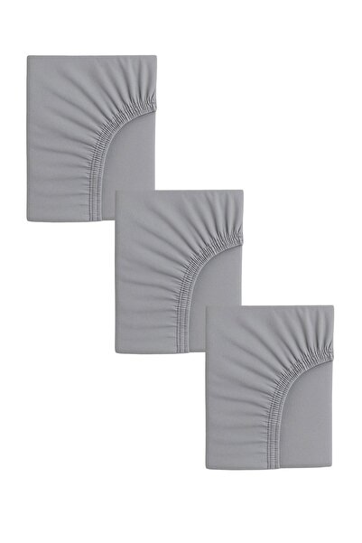 COTENCONCEPT 3 Adet 70 x 120 x 20 cm Anne Yanı Lastikli Penye Kumaş Bebek Çarşafı