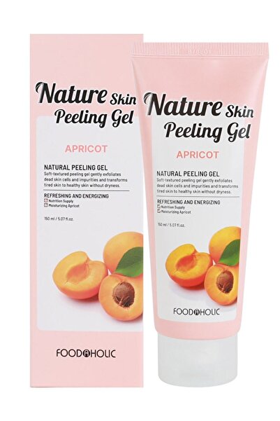 FOODAHOLIC Hassas Ve Lekeli Ciltler Için Renk Açıcı Arındırıcı Kayısı Özlü Peeling Jel Büyük Boy 150 ml