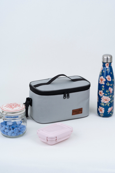 estrella paris Viva Thermal Meal Carry Bag Thermal Insulators and Camping Gray