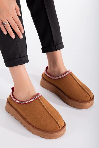 MaskButik Stella Ugg Slippers Tan