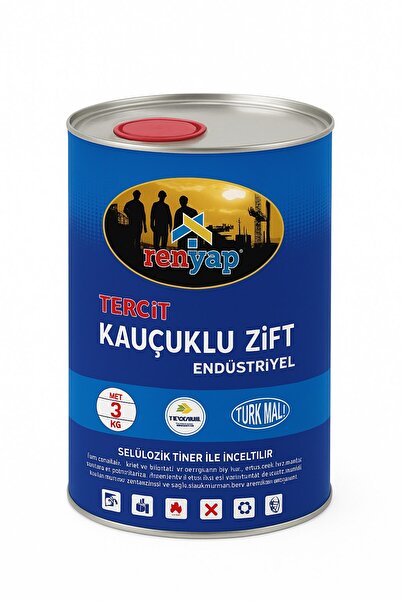 Renyap Zift Kauçuklu 3 Kg Gri Renk