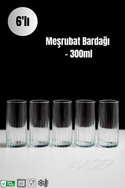 Maloria Nova Desen Bardak Takımı | 6'lı 300ml