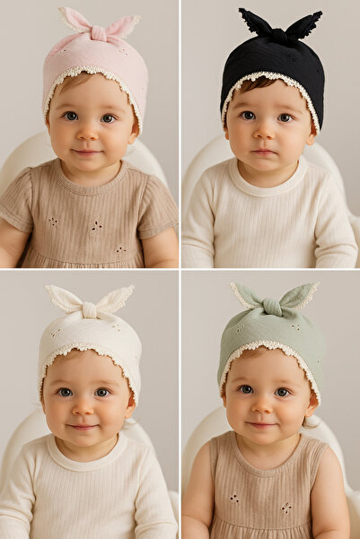 Mufincollection باندانا أطفال من قماش الموسلين المطرز |   60×30 سم |   ناعم و...