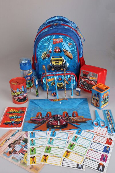 HOT WHEELS حقيبة مدرسية مرخصة للمدارس الابتدائية للموسم الجديد من DEKOMUS مع ...