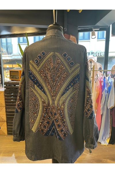Dadali Stoned Denim Kimono