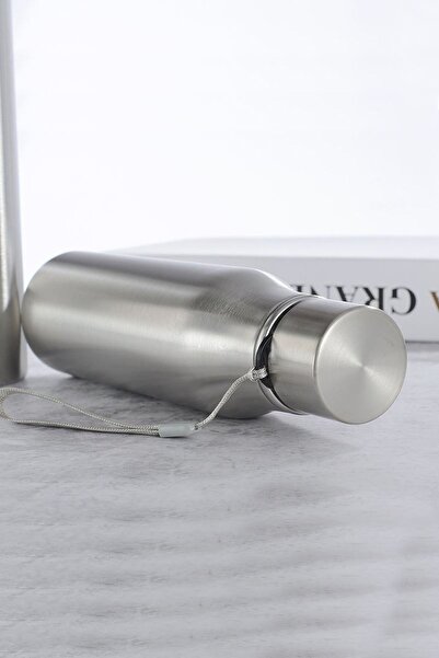 Weather Forecast Stainless Steel Black Lid 750 ml Sports Water Bottle (Hoot-Cold) Cin426