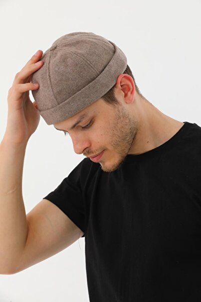 Ritagarcia Kaşe Arkadan Ayarlı Retro Hip-hop Takke Şapka