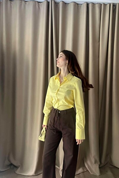 lizge giyim SİLİM FİT LİKRALI GÖMLEK