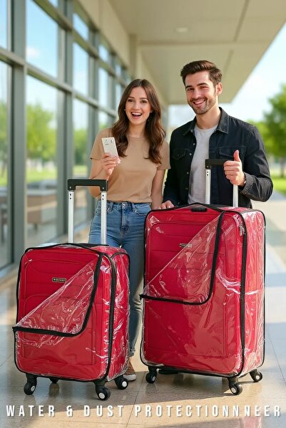 ZAAPPY Soft Material 24 Inch (20-25kg) Peacock Blue Luggage With Cover, Ultra Lightweight