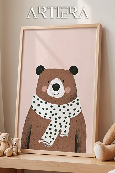 HİGUERA Γλυκό αρκουδάκι - Διακόσμηση παιδικού δωματίου Bohemian Baby Girl Πίν...