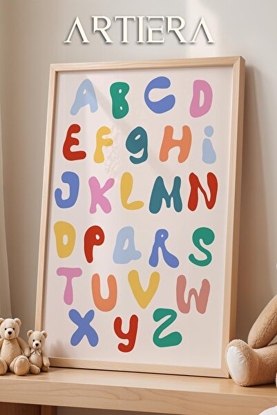 HİGUERA Διασκεδαστικό Αγγλικό Αλφάβητο - Διακόσμηση Κοριτσίστικου Δωματίου Ζω...
