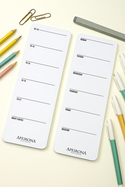 Apeirona | Limitless Art Double Notepad Set |   Not Al - Check - Tear - Store