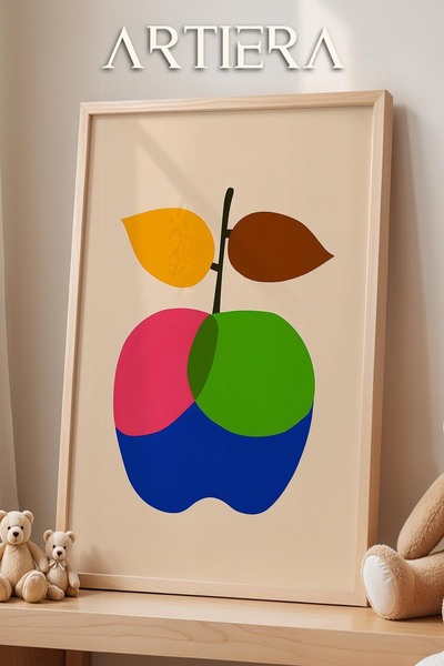 HİGUERA Pop Art Apple - Παιδικό Δωμάτιο Διακόσμηση Παιδικού Δωματίου Εκλεκτικ...