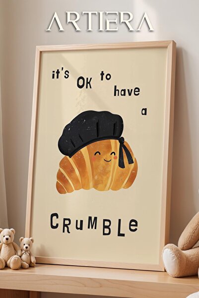 HİGUERA Croissant Motivation - Διακόσμηση Δωματίου Κοριτσιού Πίνακας Τοίχου μ...