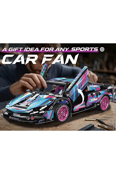 OEM Construction Set - 586 Pieces Lamborghini Sian Cyberpunk