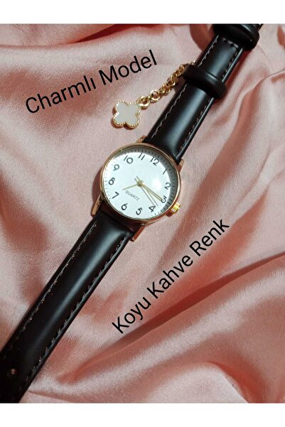 Brality Women's Vintage Charmli Minimal Dark Brown (Bitter Brown) Color Wristwatch New Fashion 0060