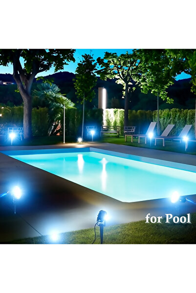 Luminor Set 4 proiectoare solare Maralago, lumina rece/alba 6000 K de la LIGHT TO YOUR HEART