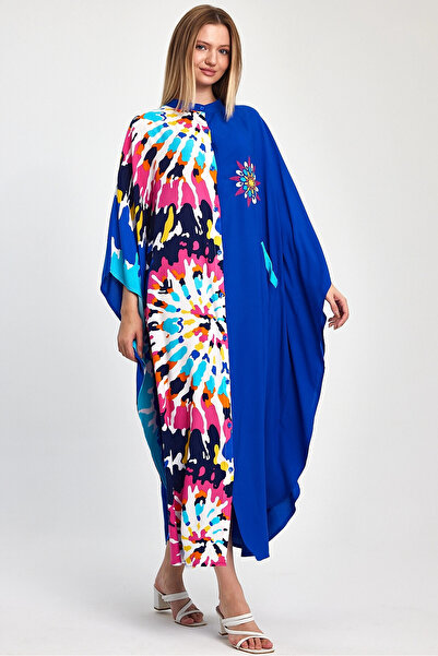 bacc Γυναικείο φόρεμα μάξι με κέντημα από υφαντό βισκόζη Bcvl-251076