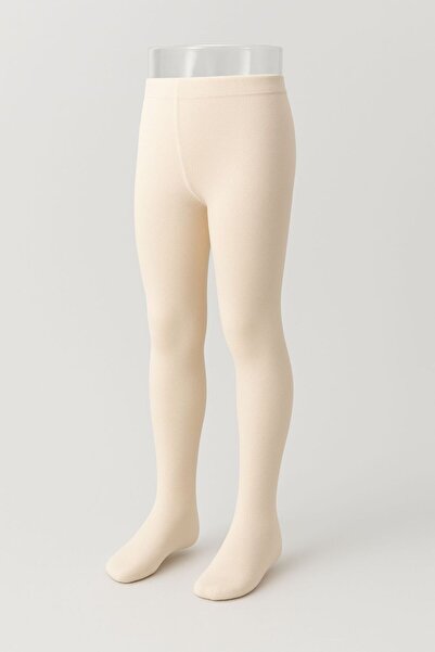 DRESSY LIFE 3-пакет училищни чорапи Обикновени бамбукови чорапи Чорапогащи за момичета (бяло-розово-кремаво)