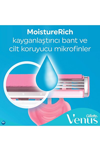 Gillette Venus Simply3 Kadın Tıraş Bıçağı 4'lü