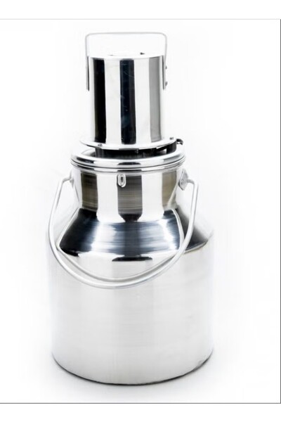 Generic خضاضة لبن من الألومنيوم سعة 13 لترًا ماطور ايطالي