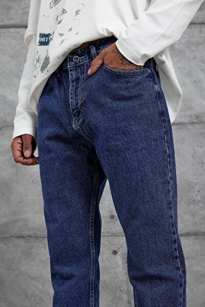 NOMARC 15680 Plain Navy Blue Jeans