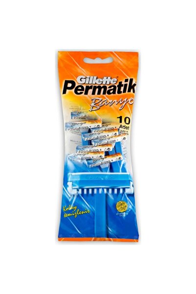 Gillette Permatik Banyo Kullan At Tıraş Bıçağı 10'lu