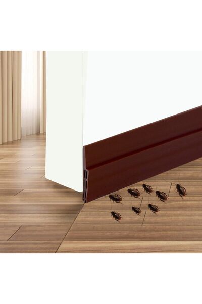 COOYA Door Stopper, 120cm Long Under Door Seal, Cuttable Long Size, Bottom Door Draft Stopper for Dust and