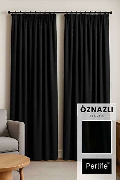 Taç Blackout 100% Lightproof Blackout Background Curtain (Certified Product) ...