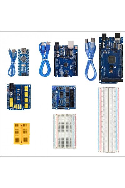 eğiteklab ARDUİNO MEGA PREMİUM PRO PLUS SENSÖR EĞİTİM SETİ