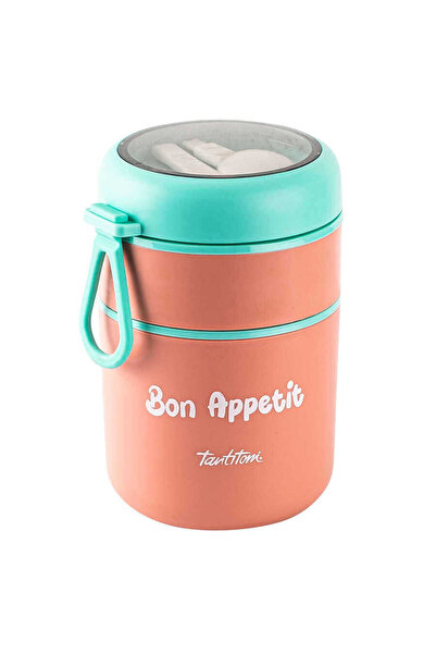 Tantitoni 2 Bölmeli Yemek Taşıma Kabı 710 ml