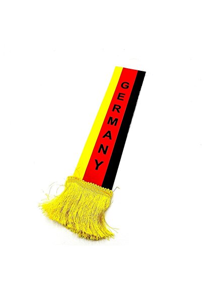 BsElektronik Cam Süsü Tır ve Kamyoncuların Vazgeçilmezi Özel Bez Bayrak GERMANY (Almanya) Aksesuarı Vantuzlu