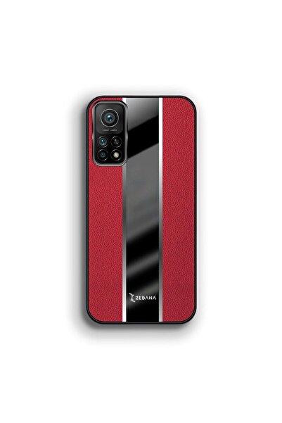 Zebana Xiaomi Mi 10t Compatible Case Premium Leather Case Red