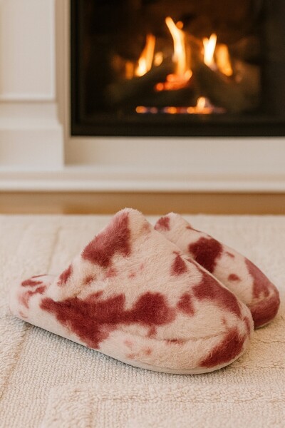 Moda Frato Solara Women's Home Slippers Winter Slippers Rubber Noiseless Sole