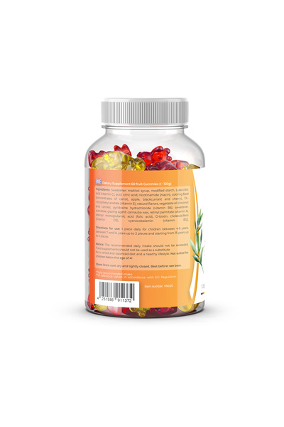 VITASIGN Premium Multi Vitamin Family, 60 Vegan Sugar-Free Fruit Gummies – 9 Essential Vitamins