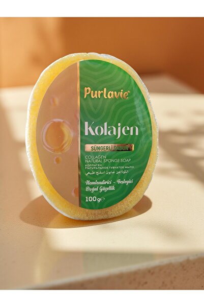 KALENATURAL أورهانجازي زيت الزيتون مصنع صابون الإسفنج الكولاجين 100 جرام