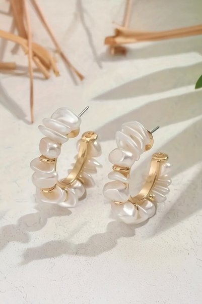 Sevilgülgünfinecrafts Asimetrik Küpe, Organik Form, Modern Küpe, Düzensiz Şek...