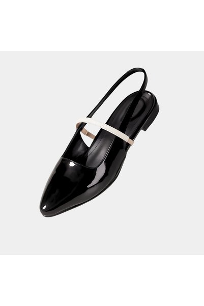 Delilah Genuine Leather MaryJane Ballet Flats