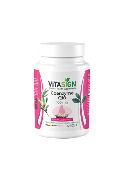 VITASIGN Premium Coenzyme Q10 100mg, 120 Vegan Capsules for enhance muscle performance, Energy & Bra